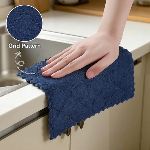 Homaxy Super Soft Coral Velvet Dish Cloths 18 Pack - Image 4