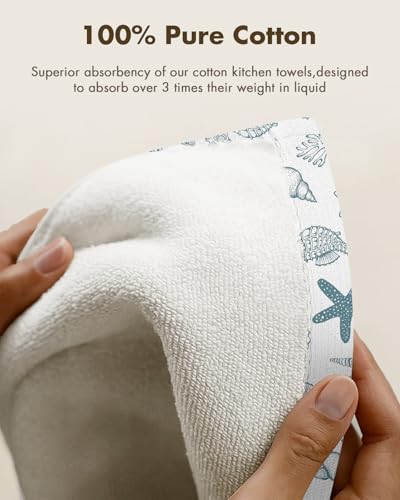 Miss Adola 2pcs Cotton Waffle Kitchen Towels - Image 3