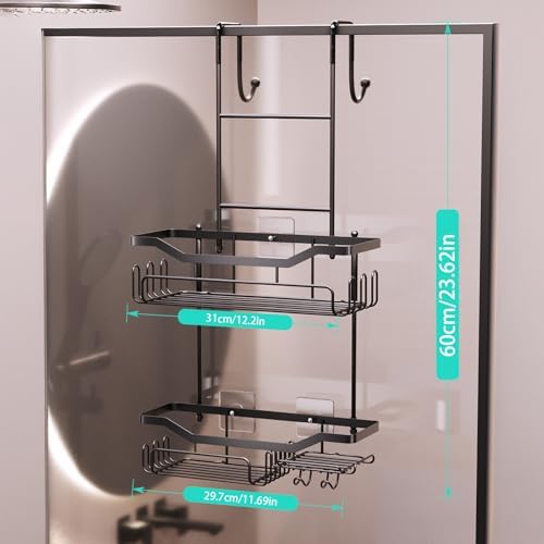 HapiRm Hanging Shower Caddy Over the Door - Image 5