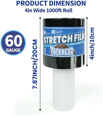 TAPEBEAR Black Stretch Wrap Film - Image 2