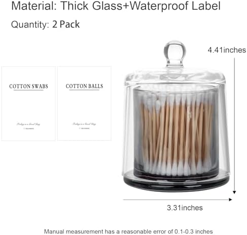 Qtip Holder Apothecary Jars - Image 3