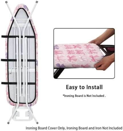 Multi Bowknot Ironing Board Cover Fits Standard Size Elasticized Edges Home - Image 4