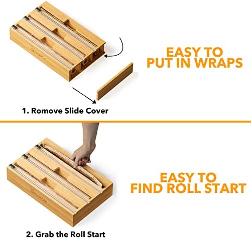 SpaceAid WrapNeat 3 in 1 Wrap Organizer - Image 4