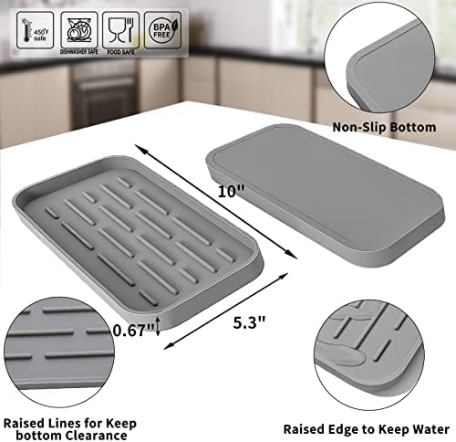 MicoYang Silicone Kitchen Sink Organizer Tray - Image 2