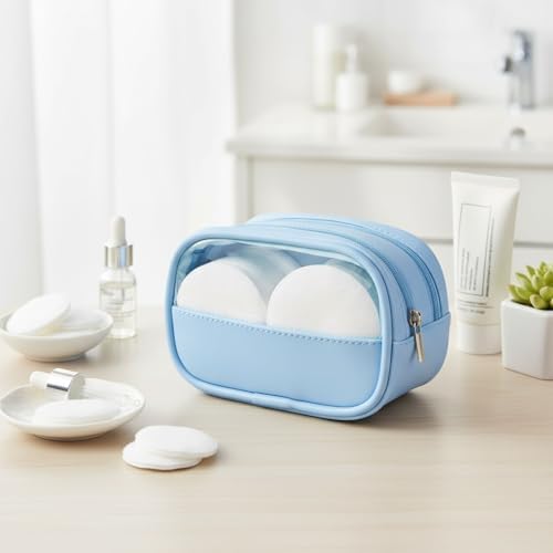 Portable Cotton Round Swab Organizer Case, 2 in 1 Travel Cotton Pad Qtip Holder - Image 2