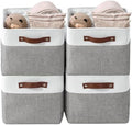 DECOMOMO Storage Bins, Extra Large Fabric Storage Baskets by DECOMOMO