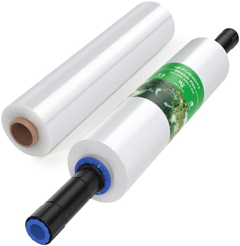 FugaCity Stretch Wrap Film-15 IN 1000 FT 60 Gauge Shrink Wrap by FugaCity