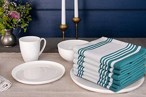 Urban Villa Kitchen Towels Cotton Dish Towels 20”x30” Teal - Image 3