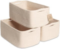 NaturalCozy 13.5”x8.5”x5.5” Storage Baskets by NaturalCozy