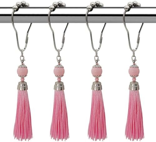 Boho Shower Curtain Hooks Set of 12 by SmallUpgradesBetterLiving