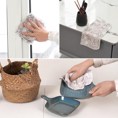 Reusable Dishcloth Kitchen Towel Cotton: Washable Roll Paper Towel - Image 3