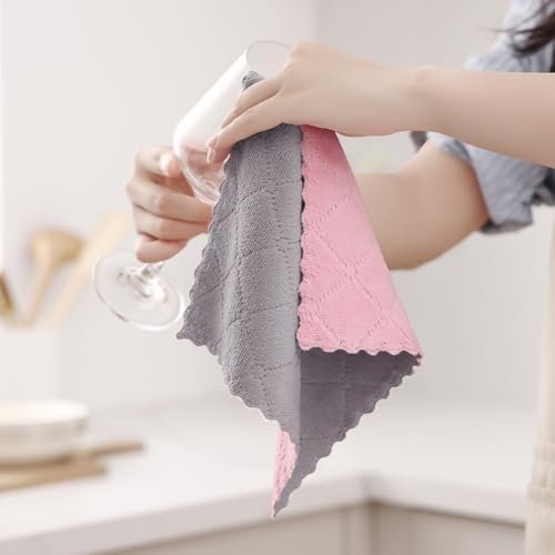 Homaxy 12 Pack Super Soft Dish Cloths - Image 5