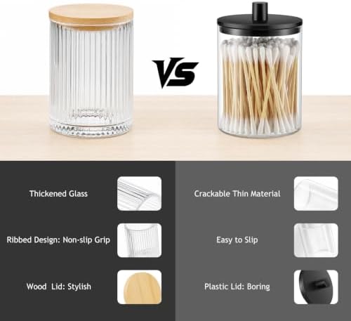SheeChung 2 Pack Glass Apothecary Jar - Image 7