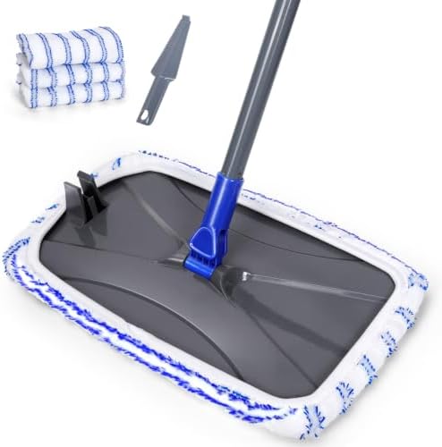 Masthome 16" Large Microfiber Mop, Floor Flat Mop Dry and Wet Use by Masthome
