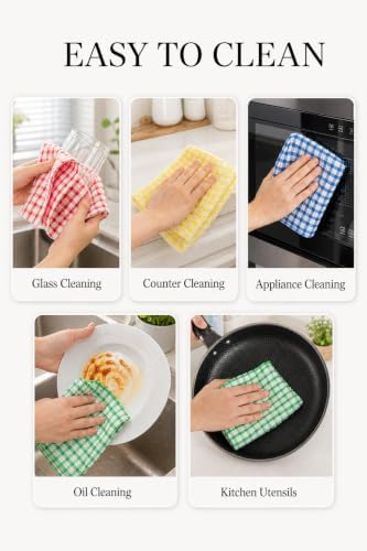 Microfiber Cleaning Towels, Textured Multi-Purpose Cleaning Cloths - Image 4