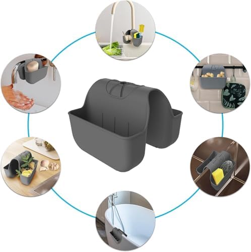 Silicone Sponge Holder for Kitchen Sink Caddy 1Pc - Image 5