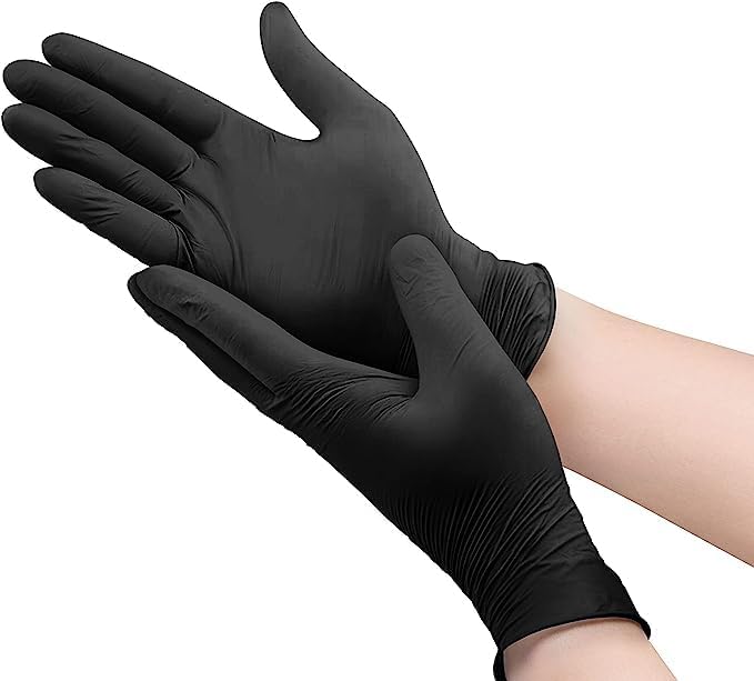 12" X 1000' Aluminum Foil Roll wtih Black Nitirle Gloves Combo Pack - Image 4