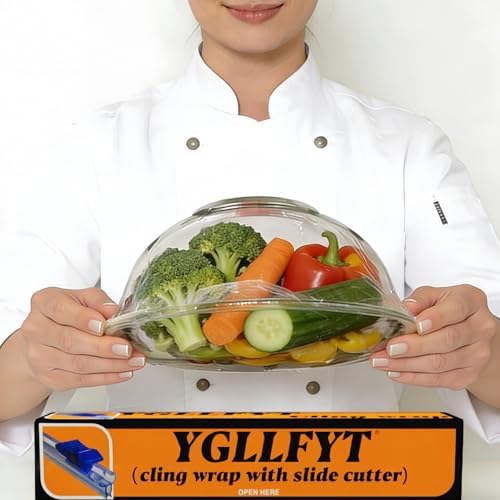 Plastic Food Wrap with Sliding Cutter - Image 2