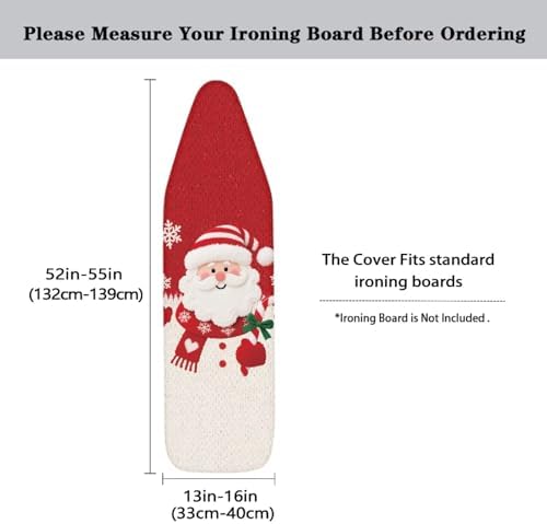 Christmas Decorative Covers for Ironing Board Santa Claus Print Ironing Board - Image 5