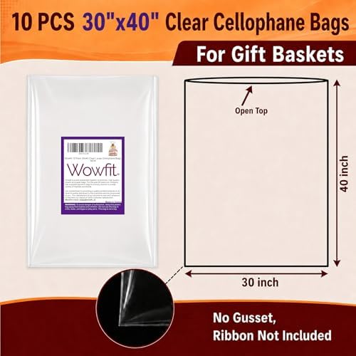 Wowfit 30x40 Extra Large Cellophane Bags - Image 3