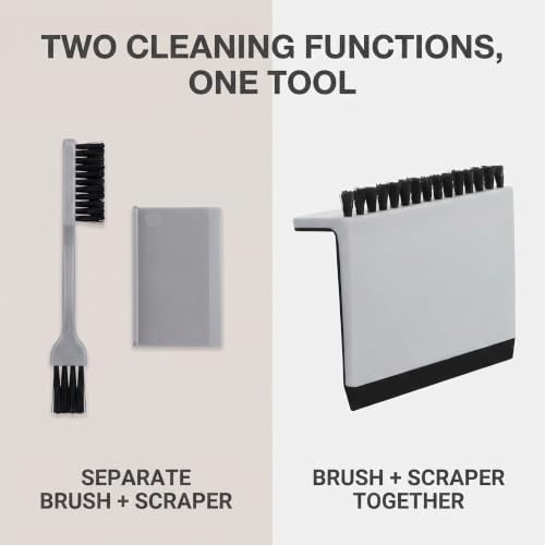 Black Kitchen Sink Squeegee Cleaner Countertop Brush Wiper Vegetable Cleaning - Image 6