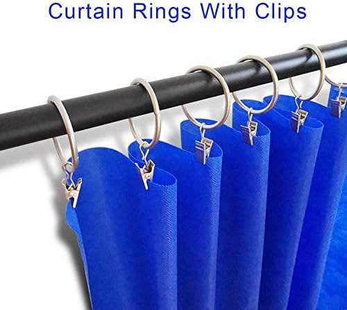LLPJS 40 Pack Metal Curtain Rings - Image 6