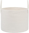JMvicyroam 65L Extra Large Machine Washable Cotton Rope Blanket Basket by JMvicyroam