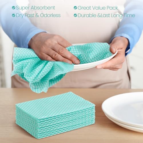 Tioncy 400 Pcs Disposable Cleaning Cloths Reusable Handy Wipes - Image 6