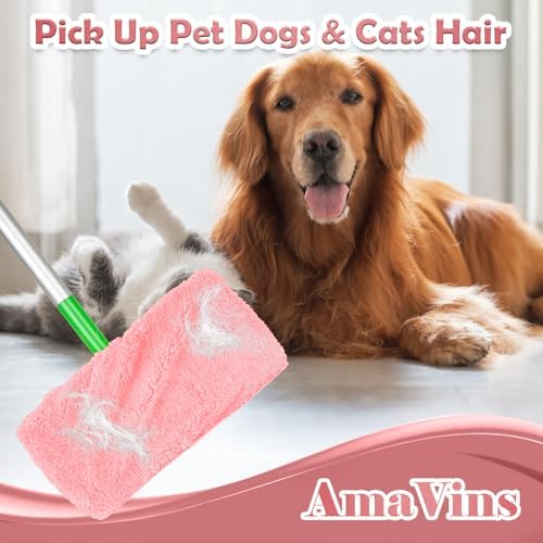 AmaVins 5 Pack Reusable Microfiber Mop Pads Compatible - Image 6