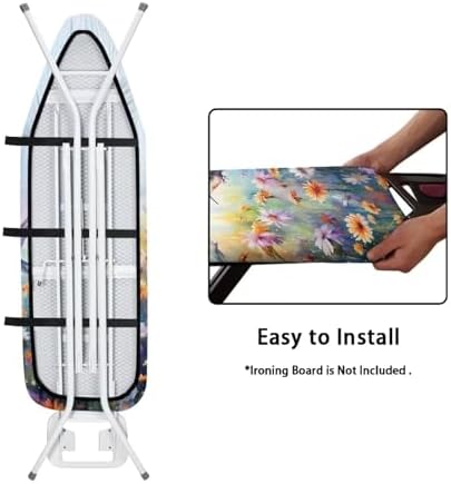 GLENLCWE Hummingbird Floral Ironing Board Cover Fit - Image 4