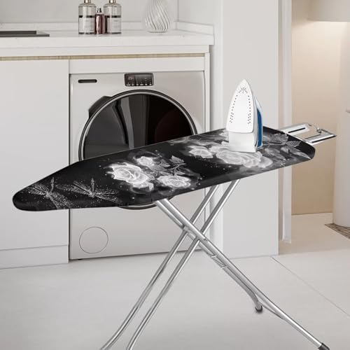 Ironing Board Cover, Dragonfly Flower 15x54 Inch Standard Ironing Board Cover - Image 2