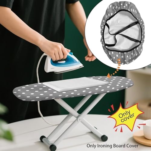 Polka Dot Small Ironing Board Cover Washable Table Top Ironing Board Protector - Image 3