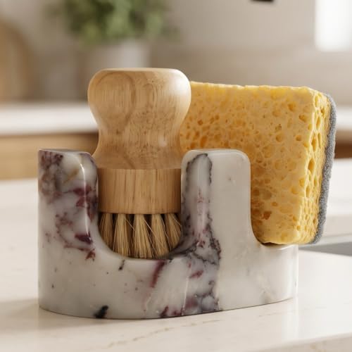 Calacatta Viola Marble Sponge Holder by BekPooQ