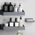 Acrylic Shower Caddy Bathroom Organizer, Rustproof Shower Shelves by YAWSOUP