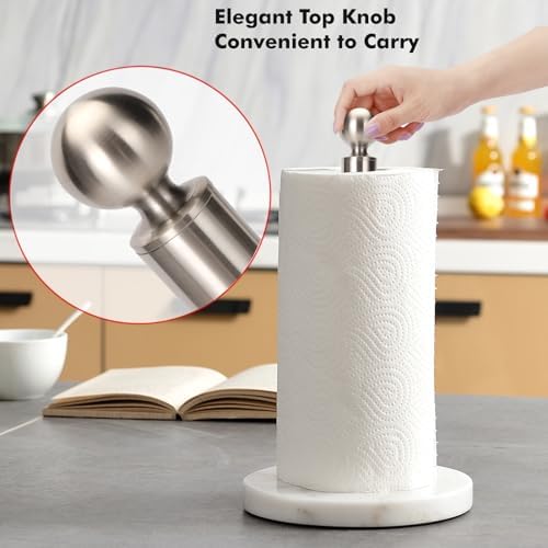 Paper Towel Holder Countertop, Standing Paper Towel Roll Holder - Image 4