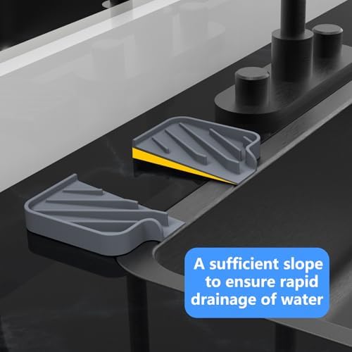Sponge Holder for Kitchen Sink, Dish Sponge Holder Soap Tray - Image 5