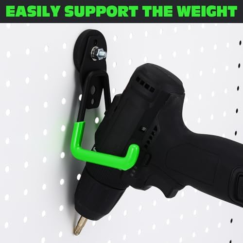 Landhoow 6 Pcs Large Magnetic Hooks Heavy Duty Garage Magnet Hooks Strong - Image 3