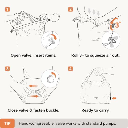 Travel Laundry Bag, Vacuum Compression Waterproof Dirty Clothes Bag - Image 7