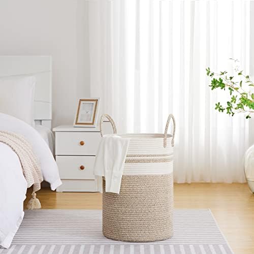 VIPOSCO 72L Tall Woven Laundry Basket Hamper - Image 4