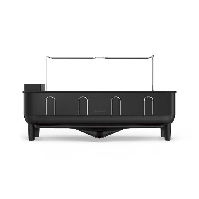 simplehuman Steel Frame Dishrack, Large Capacity Dish Drying Rack, 360º Easy by Unknown