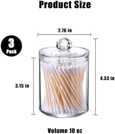 3PCS Acrylic Qtip Dispensers Holders - Image 7