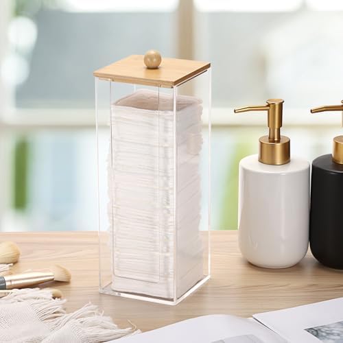 Cotton Pad Dispenser, Square Cotton Pad Holder - Image 7