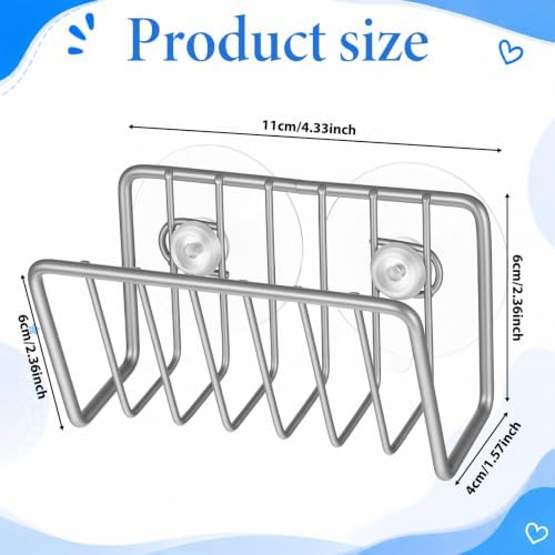 Sponge Holder for Kitchen Sink, Sink Caddy Organizer - Image 2