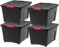 IRIS USA 4-Pack 54 Quart Storage Bins by IRISUSA
