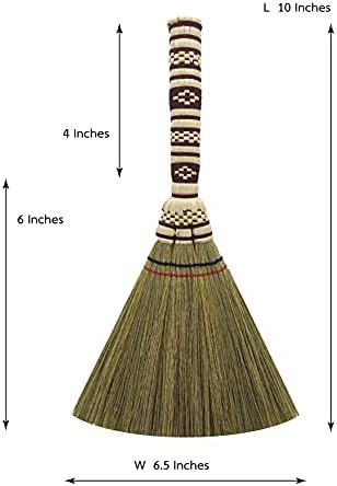2 Piece Small Whisk Broom Handheld Brush Whisks Away Dust, Dirt & Debris Brush - Image 3
