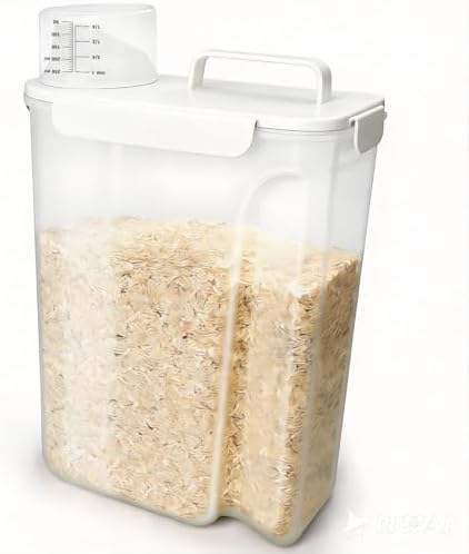Komzon Rice Storage Containers, Airtight Cereal Containers Storage, by Komzon
