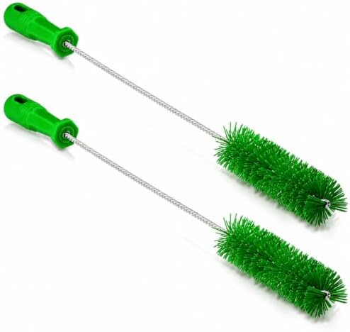 Baderke 2 Pcs Drain Brush Pipe Cleaning Tube Brush, 19.7 x 2 Inch by Baderke