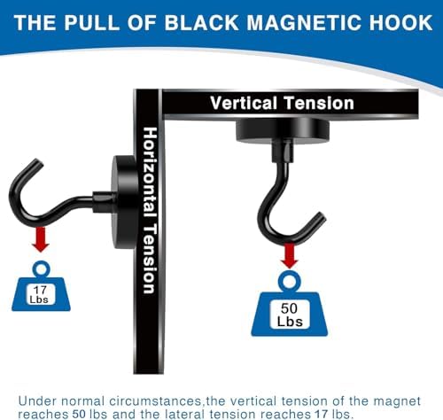 LOVIMAG Magnetic Hooks for Cruise Cabins, 6 Pack - Image 3