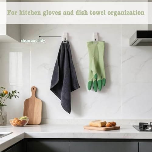 4-Pack Dishwashing Gloves Clips Self-Adhesive Clip - Image 2