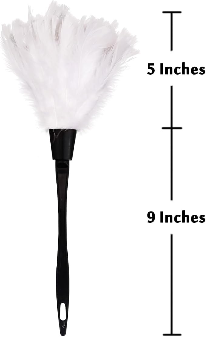 Turkey Feather Dusters for Cleaning Home Blinds Kitchen car Office, - Image 2